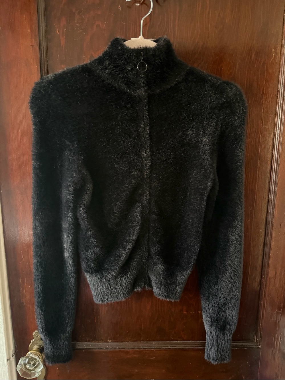 Forever 21 Black Fuzzy Sweater